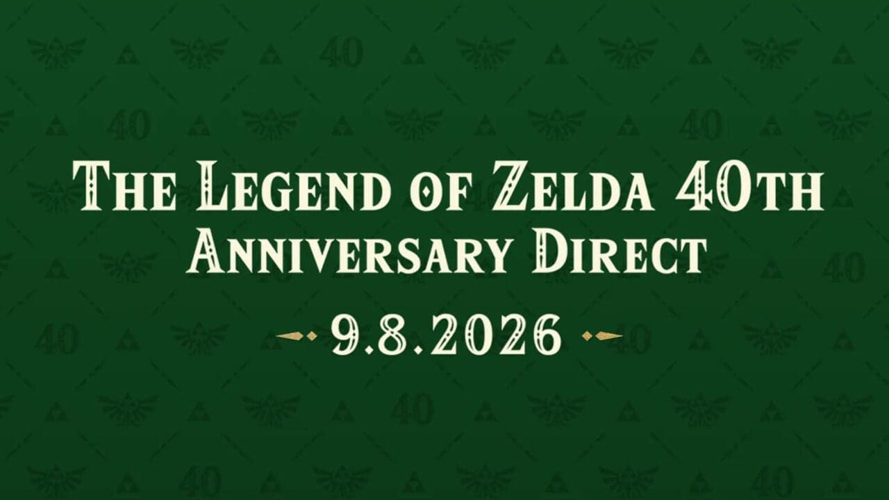 The Legend of Zelda 40th Anniversary Direct se emitirá el 8 de septiembre: 30 minutos de novedades