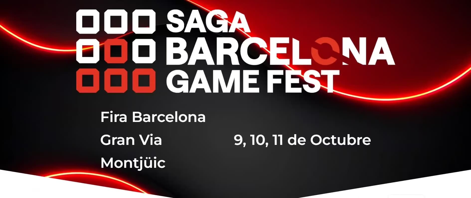 SAGA Barcelona Game Fest: la nueva gran cita del videojuego en Montjuïc del 9 al 11 de octubre